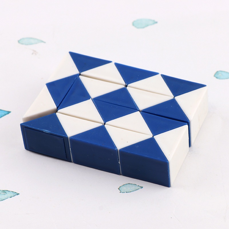 Đồ chơi xếp hình rubik 3D thần kì hình con rắn mini