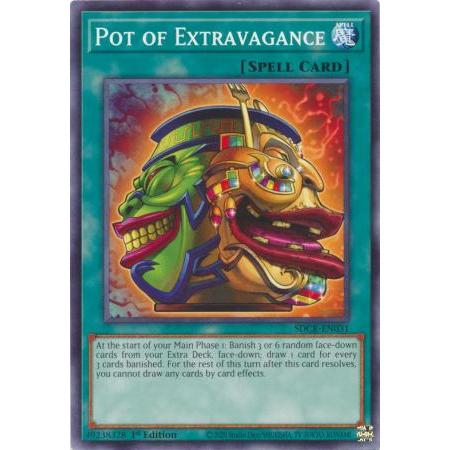 Thẻ bài Yugioh : Pot of Extravagance - SDCK-EN031 - Common 1st Edition