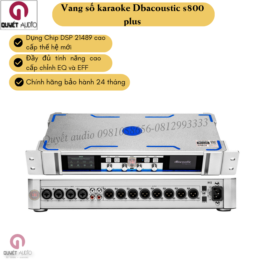 Vang Số Karaoke dBacoustic S800 Plus hàng chính hãng bảo hành 24 tháng BD S 800