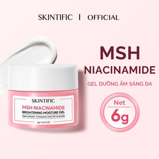 Gel dưỡng ẩm sáng da 5% MSH Niacinamide mini size SKINTIFIC 6g