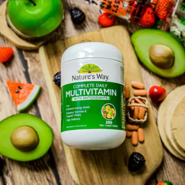Viên Uống Vitamin Tổng Hợp Nature’s Way Complete Daily Multivitamin Úc 200 Viên