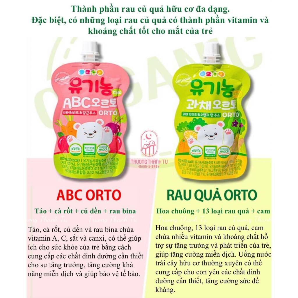 Nước dinh dưỡng thiên tài Orto Organic