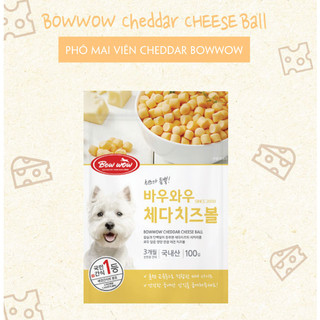 Phô Mai Viên Cho Chó Bowwow Cheese Ball