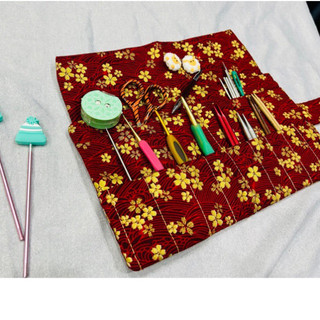 Ví đựng kim đan móc handmade