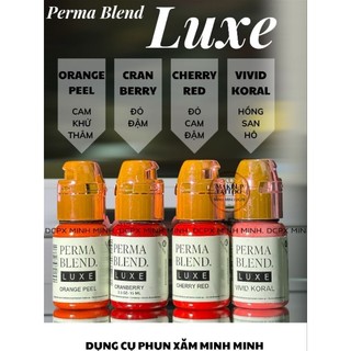 Mực phun xăm permabend luxe và evenflo dùng trong phun xăm thẩm mỹ