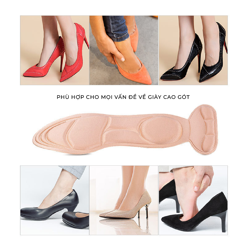 Cặp lót giày cao gót massage êm chân nguyên bàn