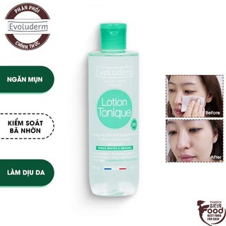 Nước Hoa Hồng Dành Cho Da Hỗn Hợp, Nhờn Mụn Evoluderm Lotion Tonique Peaux Mixtes A Grasses 250ml