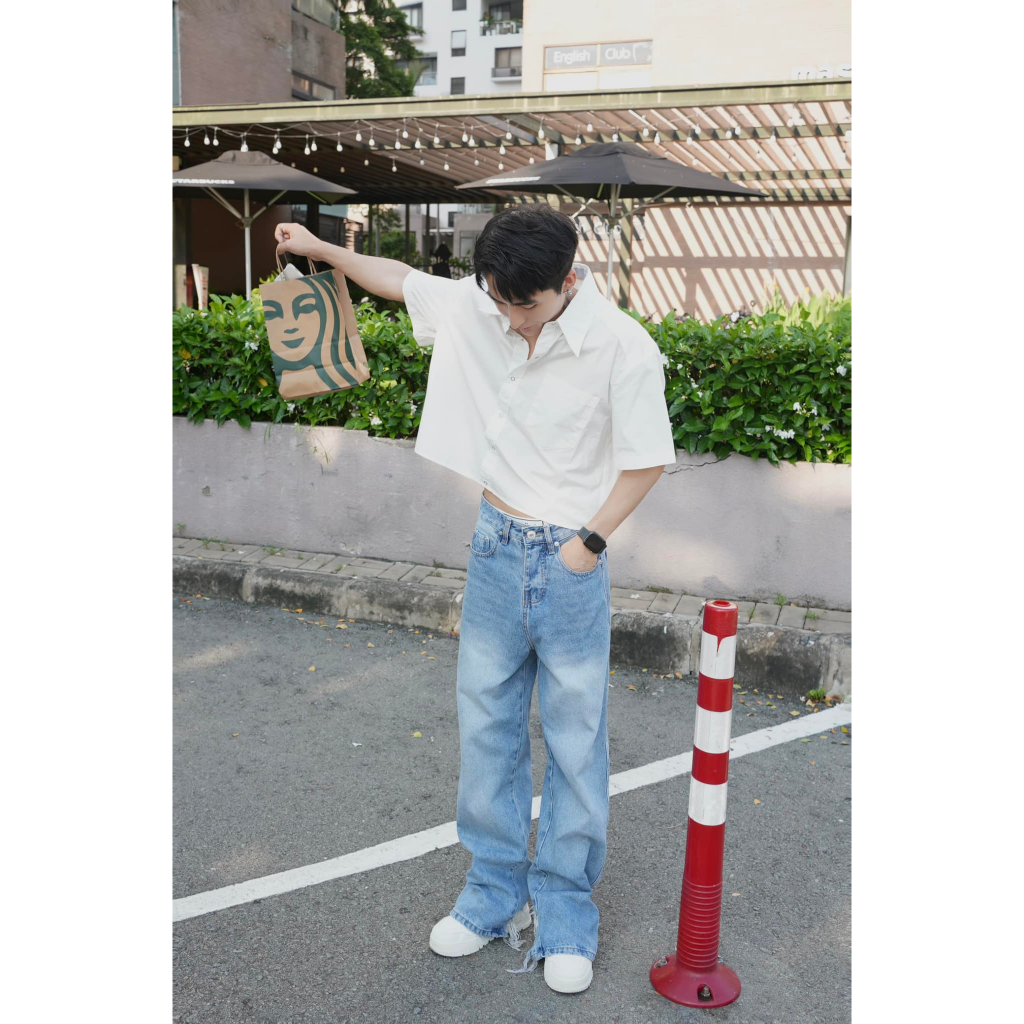 ÁO SƠ MI FORM BOXY- CHUOTCONG HN94