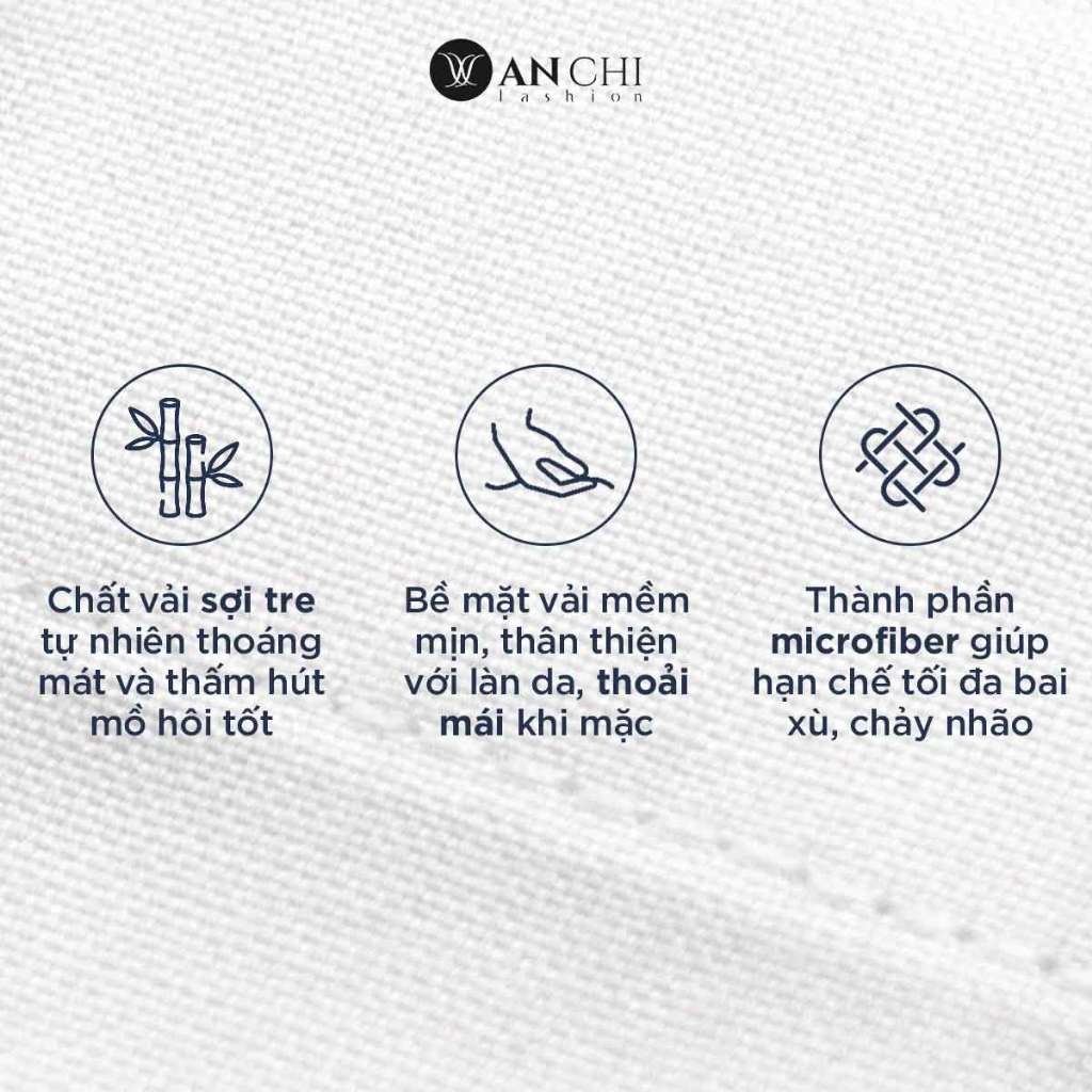 Áo sơ mi nam trung niên ngắn tay ANCHI trắng công sở vải sợi tre cao cấp - SMC02