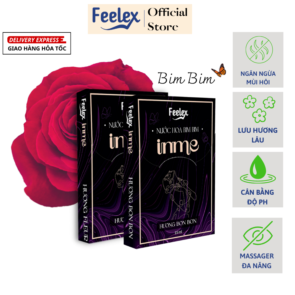 Nước hoa vùng kín Intimate perfume Feelex lọ 5ml