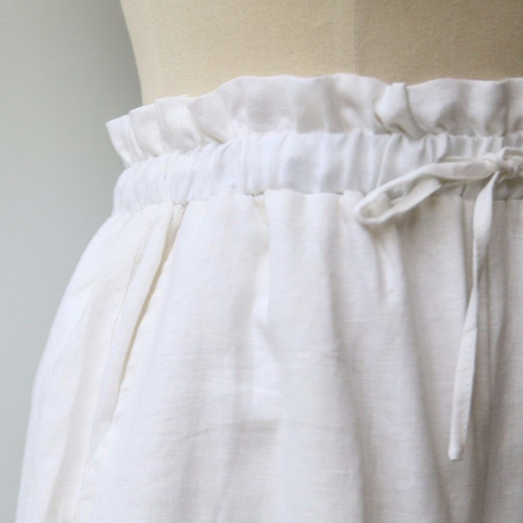 Quần dài tua rua vải linen tưng cao cấp - ANAM