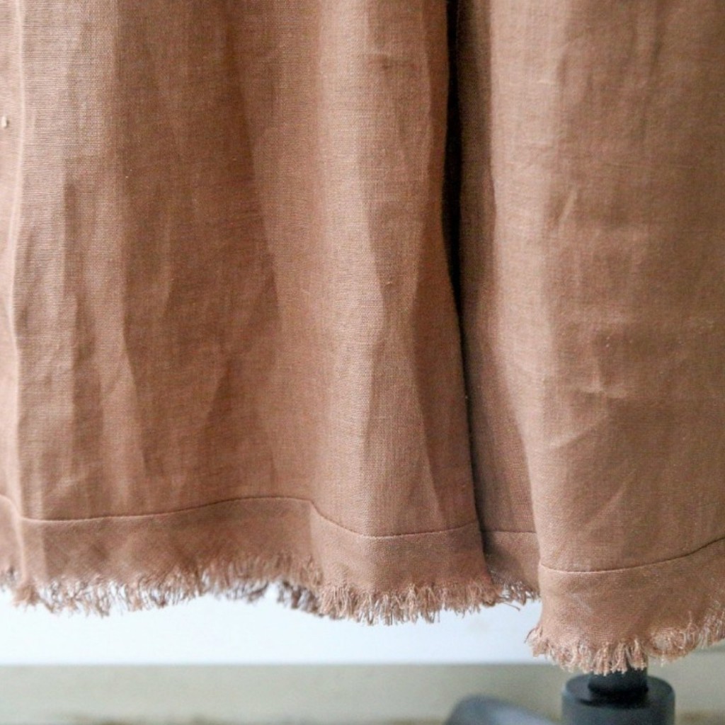 Quần dài tua rua vải linen tưng cao cấp - ANAM