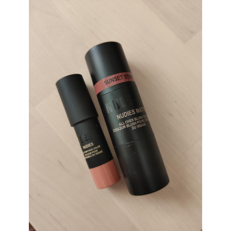 Má hồng Nudestix mini 1.8g màu Sweet Peach Peony
