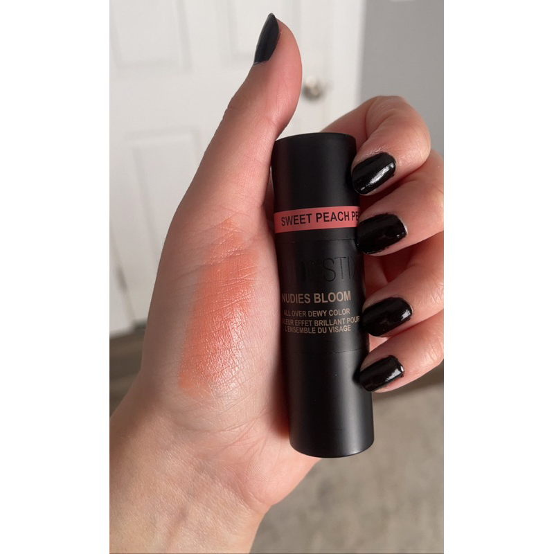 Má hồng Nudestix mini 1.8g màu Sweet Peach Peony
