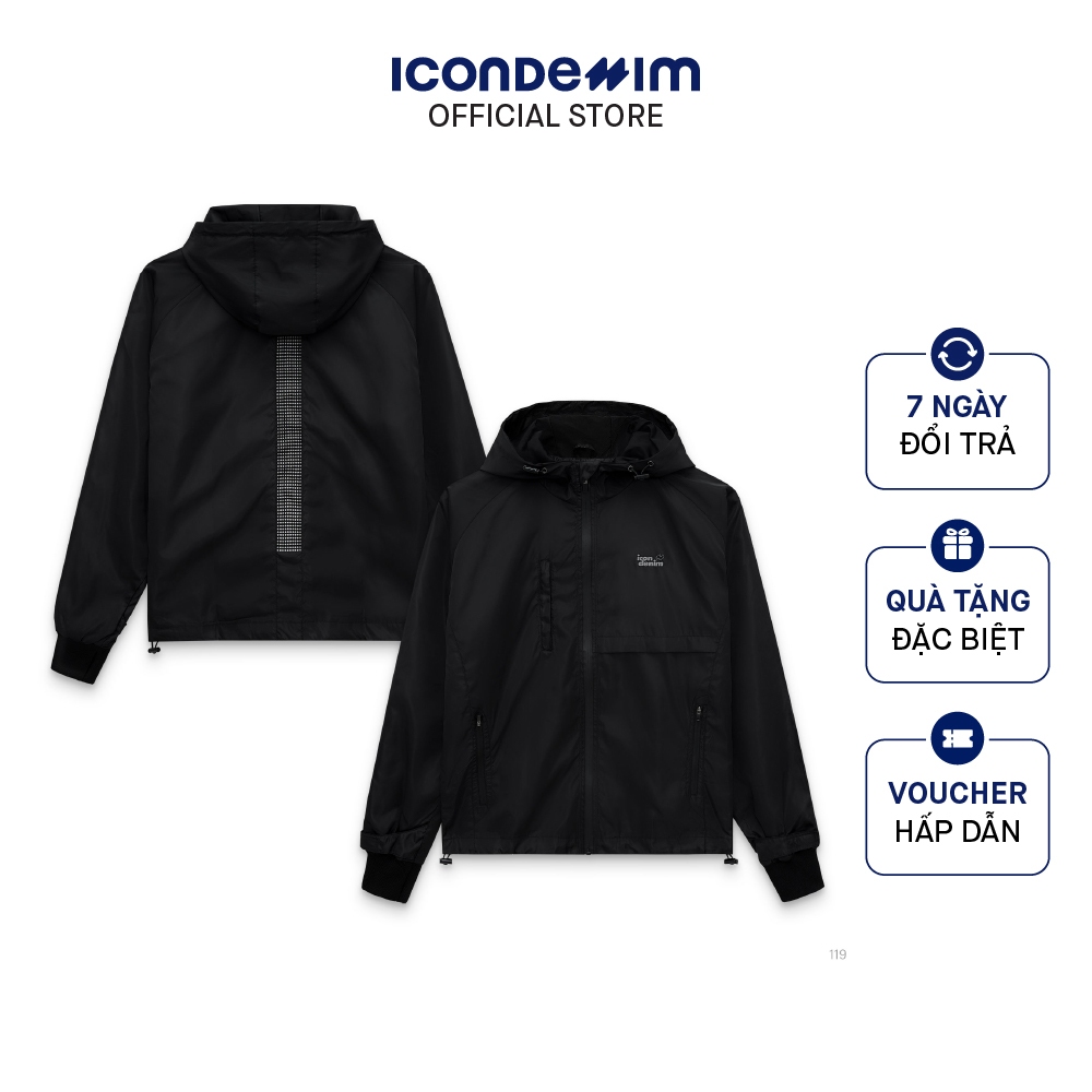 Áo Khoác Nam Windjacket Vải Dù 2 Lớp ICONDENIM Sun Protection Jacket AKID0119