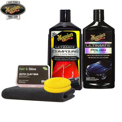 Meguiar's Combo Đánh bóng, loại bỏ khuyết điểm trên bề mặt sơn xe  - CB2213