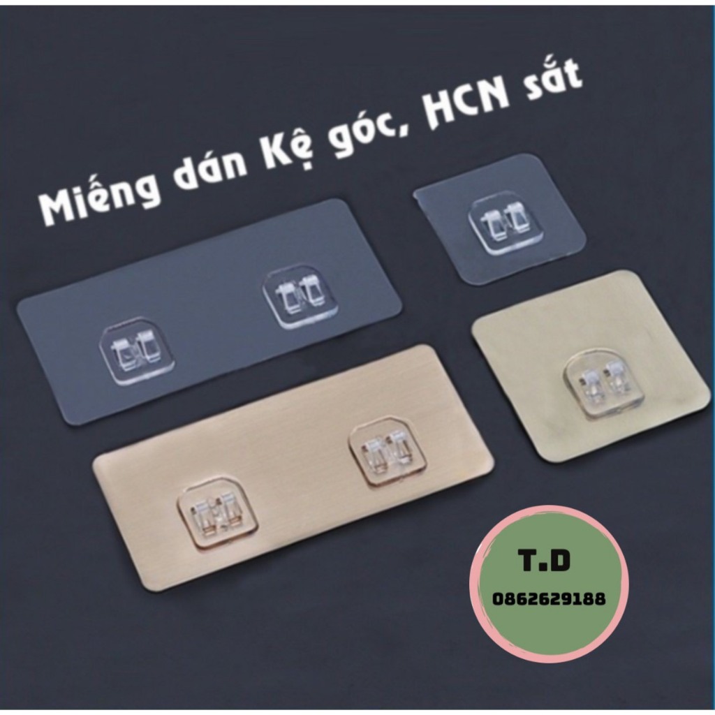 Miếng dán tường gold thay thế kệ góc, kệ ngang dán tường để đồ nhà tắm