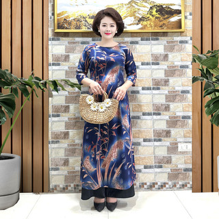 Áo dài cách tân tuổi trung niên ( bao gồm quần+áo)