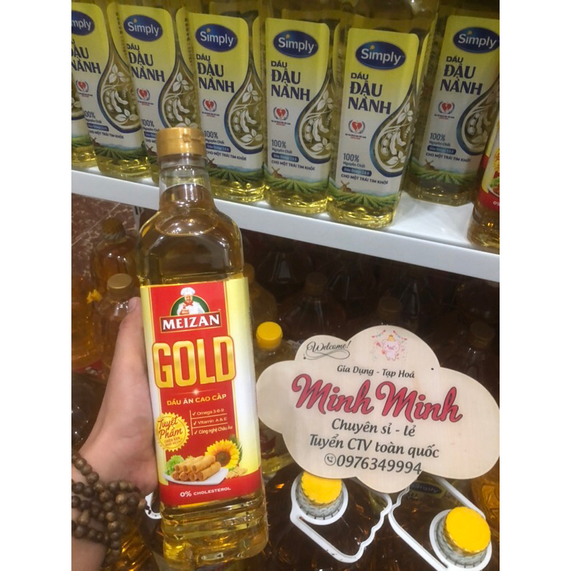 Dầu ăn Meizan Gold 1l