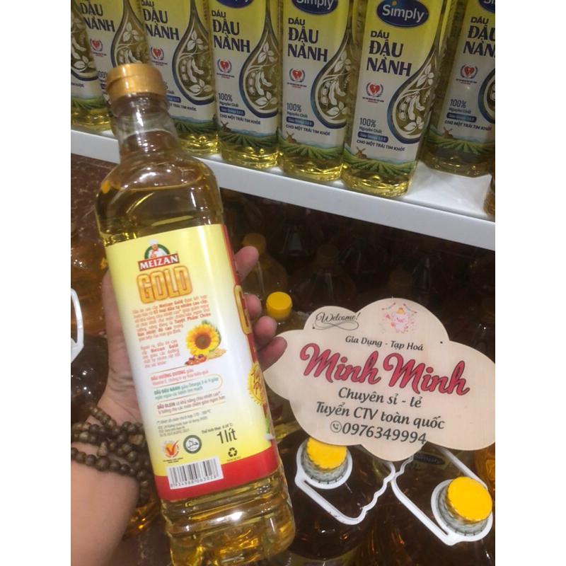 Dầu ăn Meizan Gold 1l