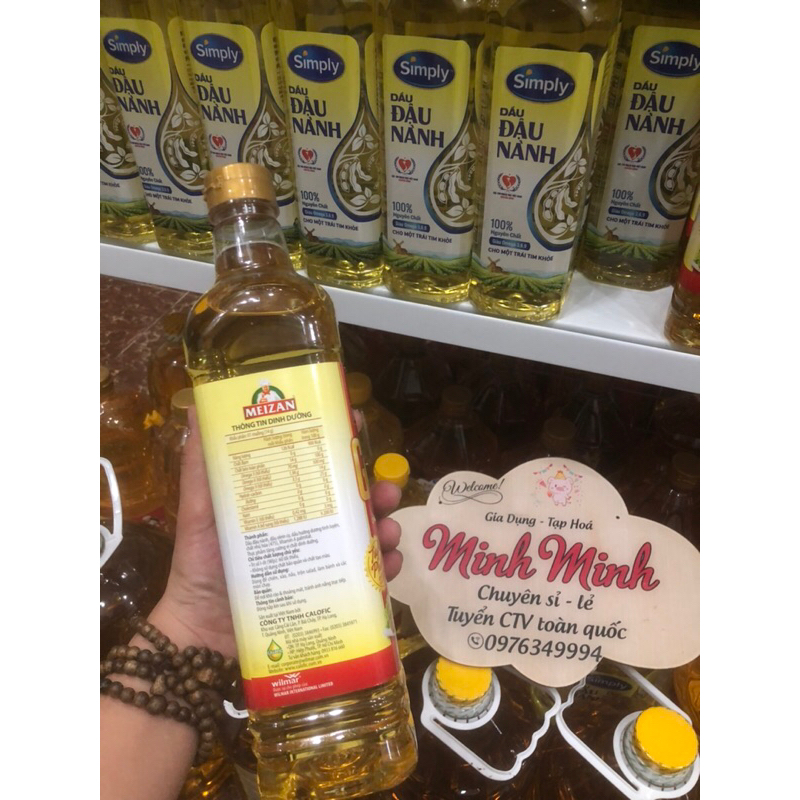 Dầu ăn Meizan Gold 1l