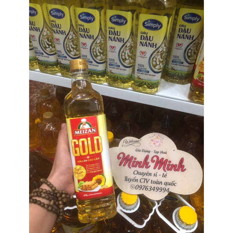 Dầu ăn Meizan Gold 1l