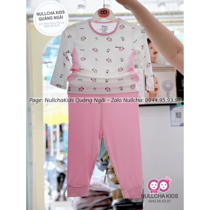 Bộ Avaler dài tay vải sợi tre chính hãng