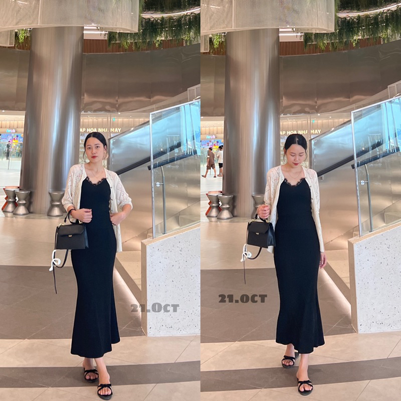 Chân váy đuôi cá dáng dài - phong cách ulzzang Hàn Quốc