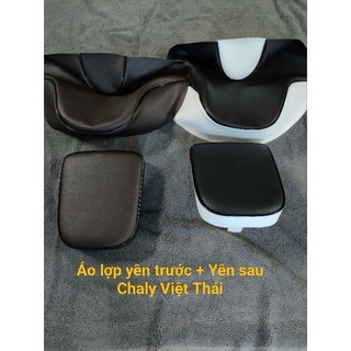 Áo lợp yên trước và full yên sau xe chaly việt thái