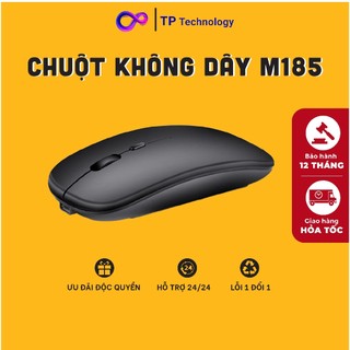 Chuột không dây M185 Bluetooth có thể sạc lại Chế độ kép Văn phòng Máy tính Laptop Chuột chơi game không dây