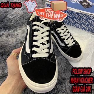 Giày vans vault old skool, giày vans đen vạch trắng nam nữ bản cao cấp. giày vans đen basic, full bill box