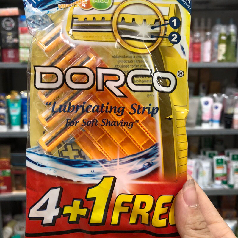 1 Bịch  cây dao caọ râu Vàng DORCO 2 lưỡi