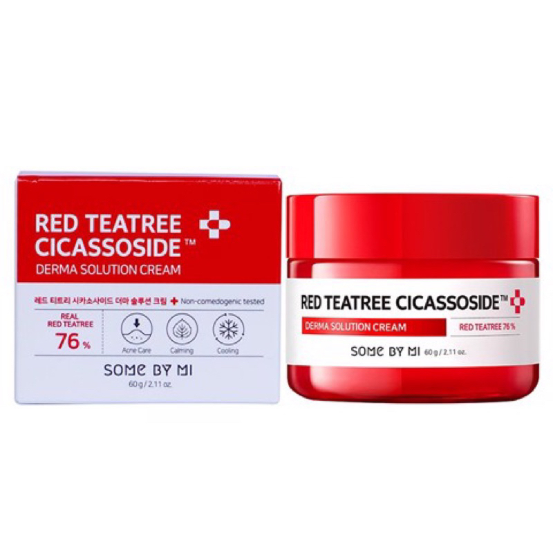 Kem Dưỡng Some By Mi Red Tea Tree Cicassoside Final Solution Cream Phục Hồi Da Cho Da Nhạy Cảm 60g