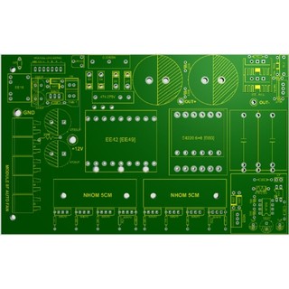 PCB mạch 10 fet kèm dao động