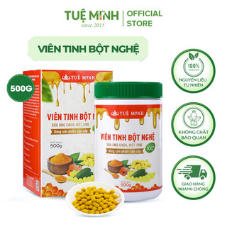Viên Tinh Bột Nghệ Mật Ong Tuệ Minh 1 hộp 0,5kg