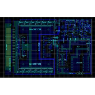 PCB mạch 12 Fet kèm dao động