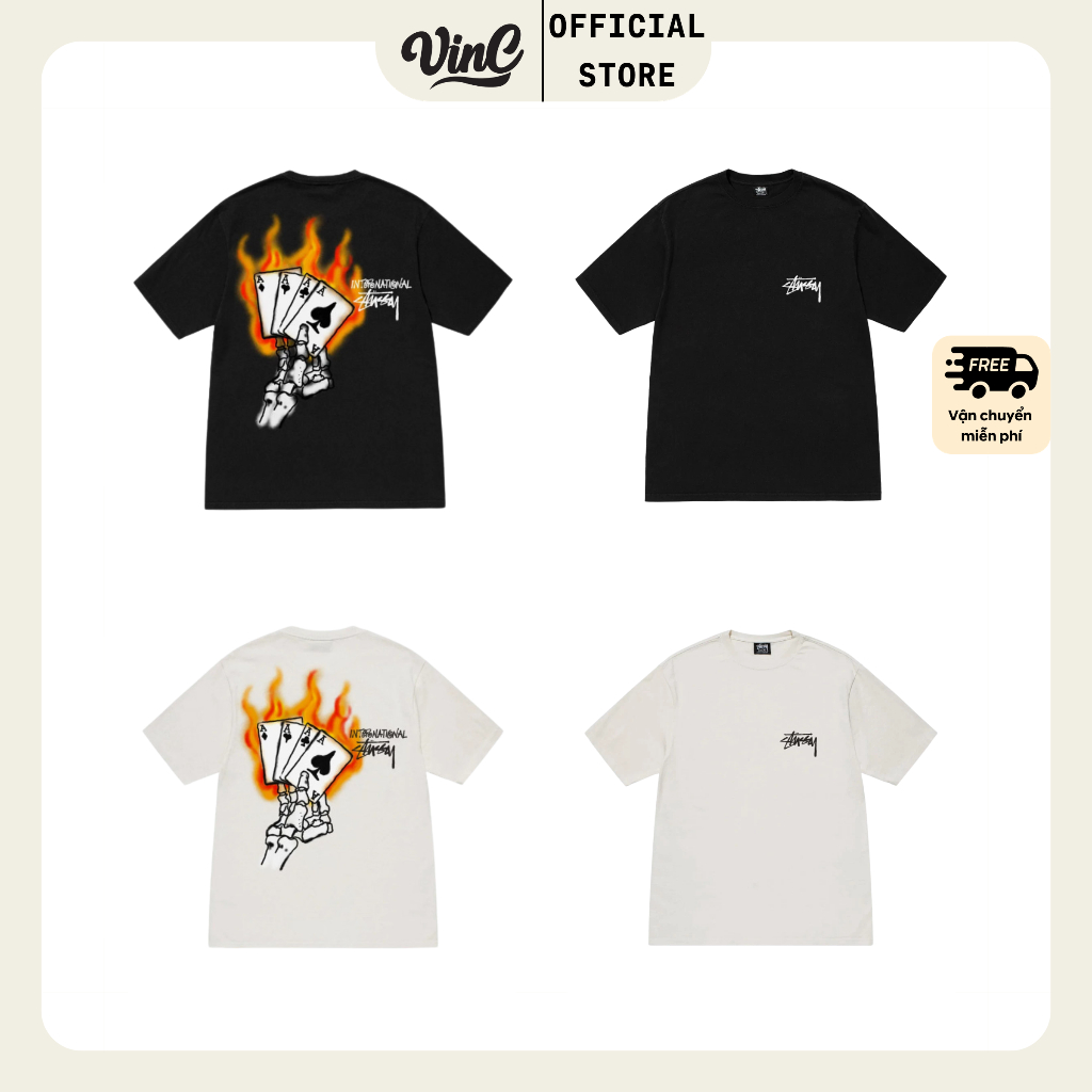 Áo thun Stussy Read EM' N' Weep Pigment Dyed unisex - CÓ SẴN