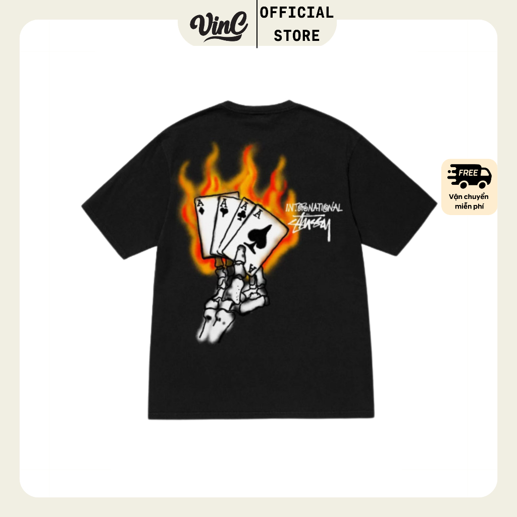 Áo thun Stussy Read EM' N' Weep Pigment Dyed unisex - CÓ SẴN