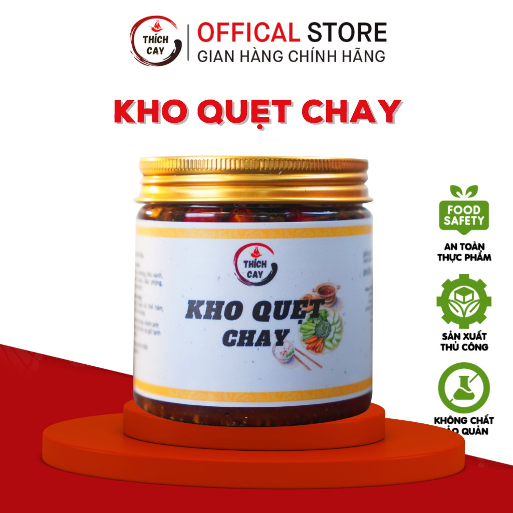 Kho quẹt chay đậu phộng Thích Cay, chấm rau củ, ăn kèm cơm nóng, chay mặn đều dùng được