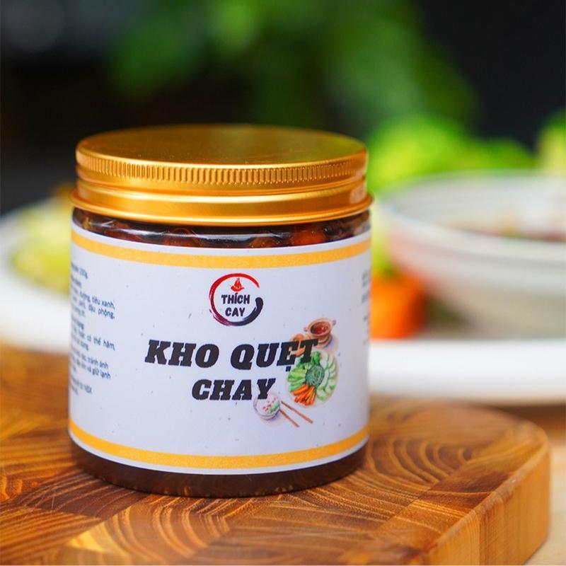 Kho quẹt chay đậu phộng Thích Cay, chấm rau củ, ăn kèm cơm nóng, chay mặn đều dùng được