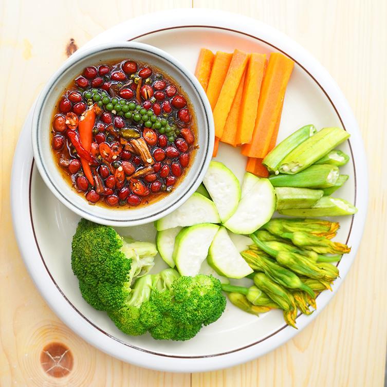 Kho quẹt chay đậu phộng Thích Cay, chấm rau củ, ăn kèm cơm nóng, chay mặn đều dùng được