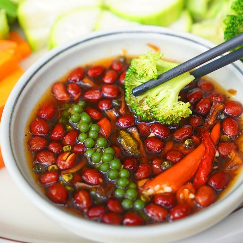 Kho quẹt chay đậu phộng Thích Cay, chấm rau củ, ăn kèm cơm nóng, chay mặn đều dùng được