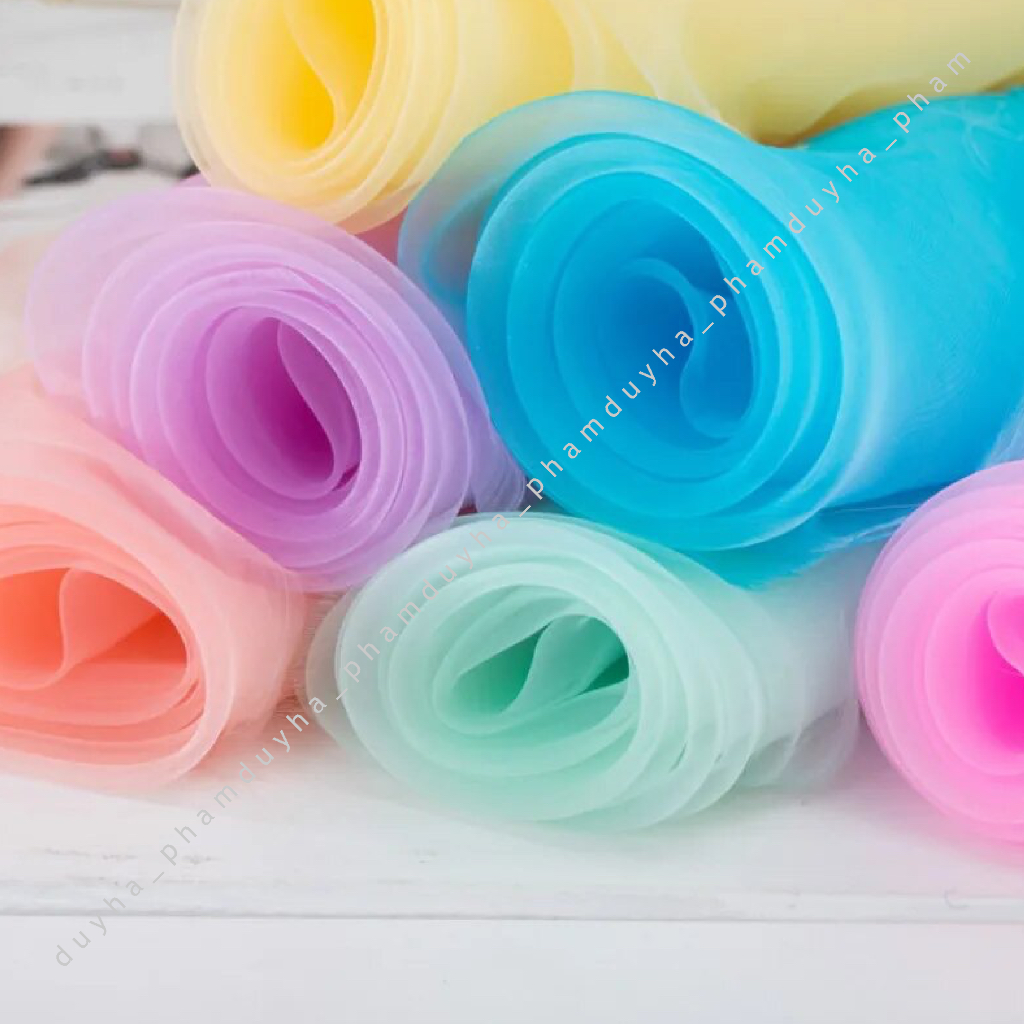 [XẢ HÀNG]🎀 VẢI VOAN THUỶ TINH MỀM ĐẸP - KHỔ 1m5 🎀