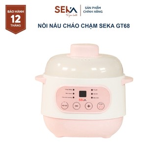 Nồi nấu cháo chậm cho bé ăn dặm SEKA GT68 - Nồi hầm cháo, kho cá chậm, hầm cách thủy, ninh cháo cho bé