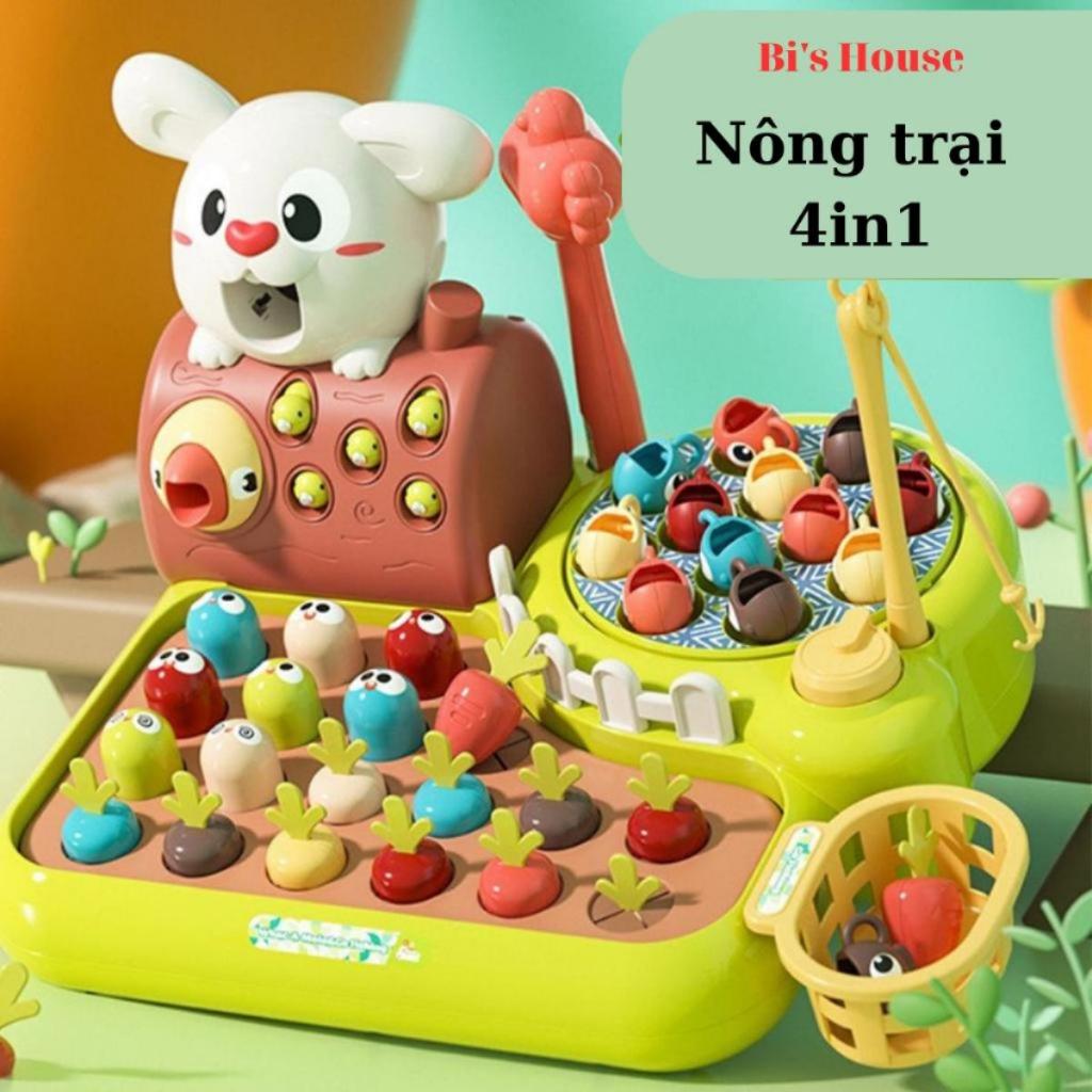 Đồ chơi nông trại đang năng 4in1 Bi's House giúp bé phát triển toàn diện