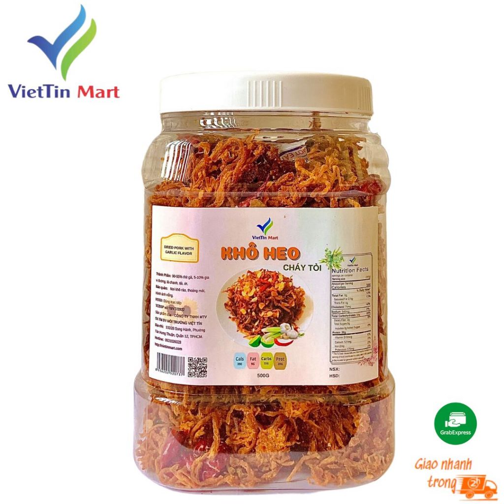 Khô Heo Cháy Tỏi VIETTIN MART 1KG