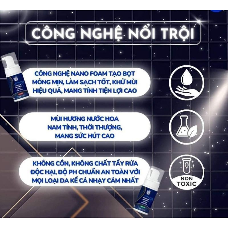 Bọt vệ sinh nam Actidem 100ml