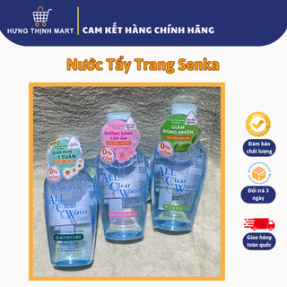 Nước tẩy trang senka all clear water 230ml dưỡng trắng/kiểm soát nhờn/ngừa mụn