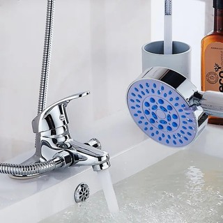 Vòi chậu rửa lavabo liền sen nóng lạnh 2 chân