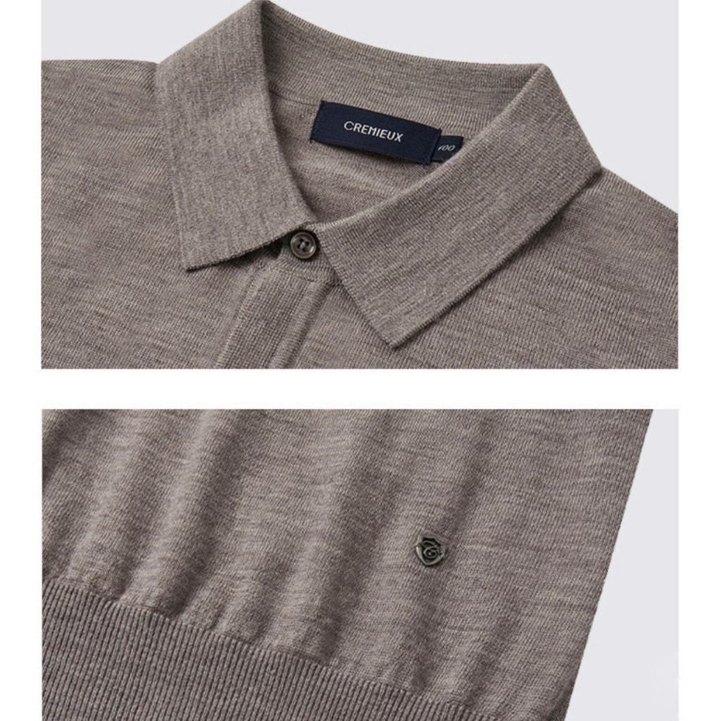 Áo polo len nam Cremieux 3 màu 2509